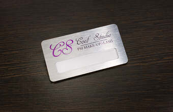 бейджик металлический с логотипом